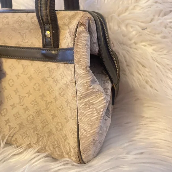 Louis Vuitton - Josephine PM Brown Monogram Mini lin - Picture 3 of 12